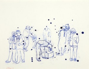 Carbon Group 10, 2003
mixed media on paper
50 x70 cm