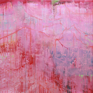 Rose Road, 2021, Oil and Acrylic on Linen, 190cm x190cm